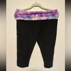 victoria secret PINK foldover leggings 2000s